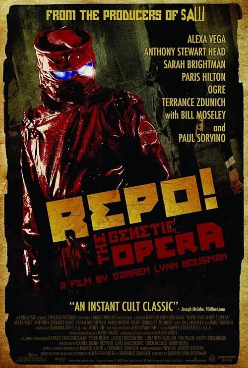 Repo! The Genetic Opera film posteri